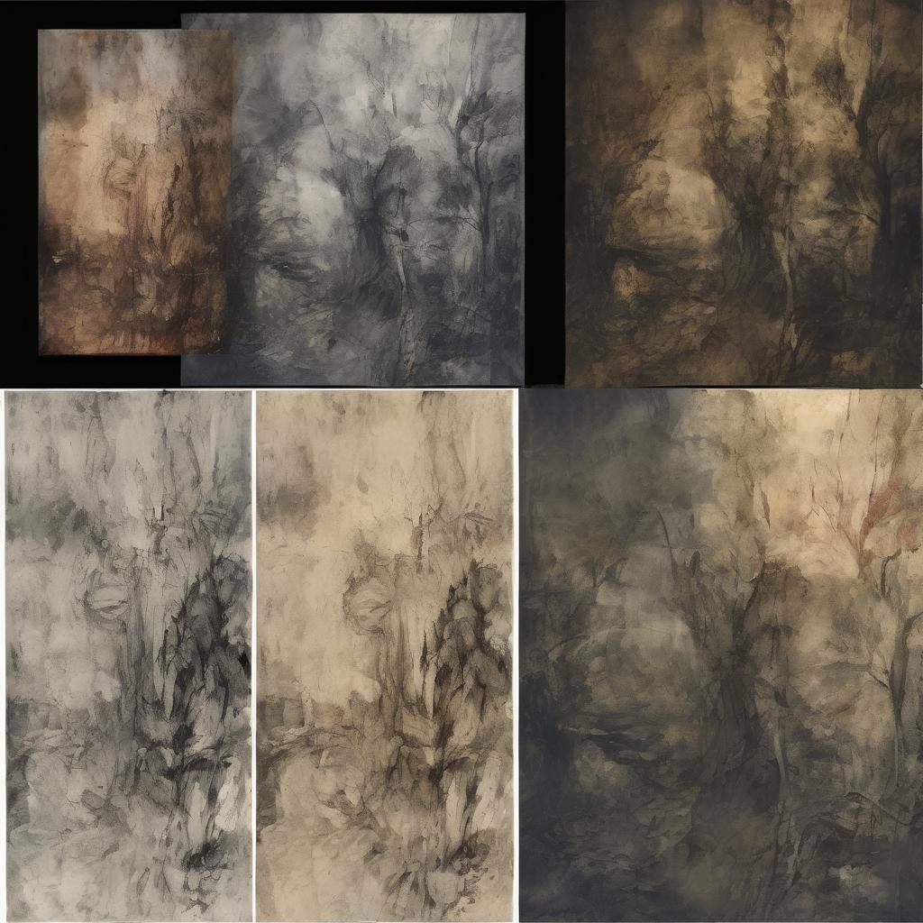 Η μοναδική τεχνική του καλλιτέχνη