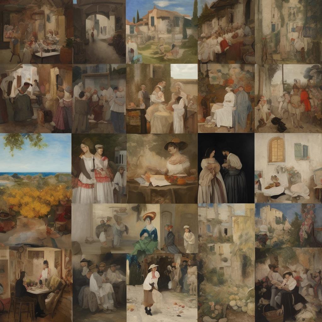 Το στιλ και οι τεχνικές του καλλιτέχνη